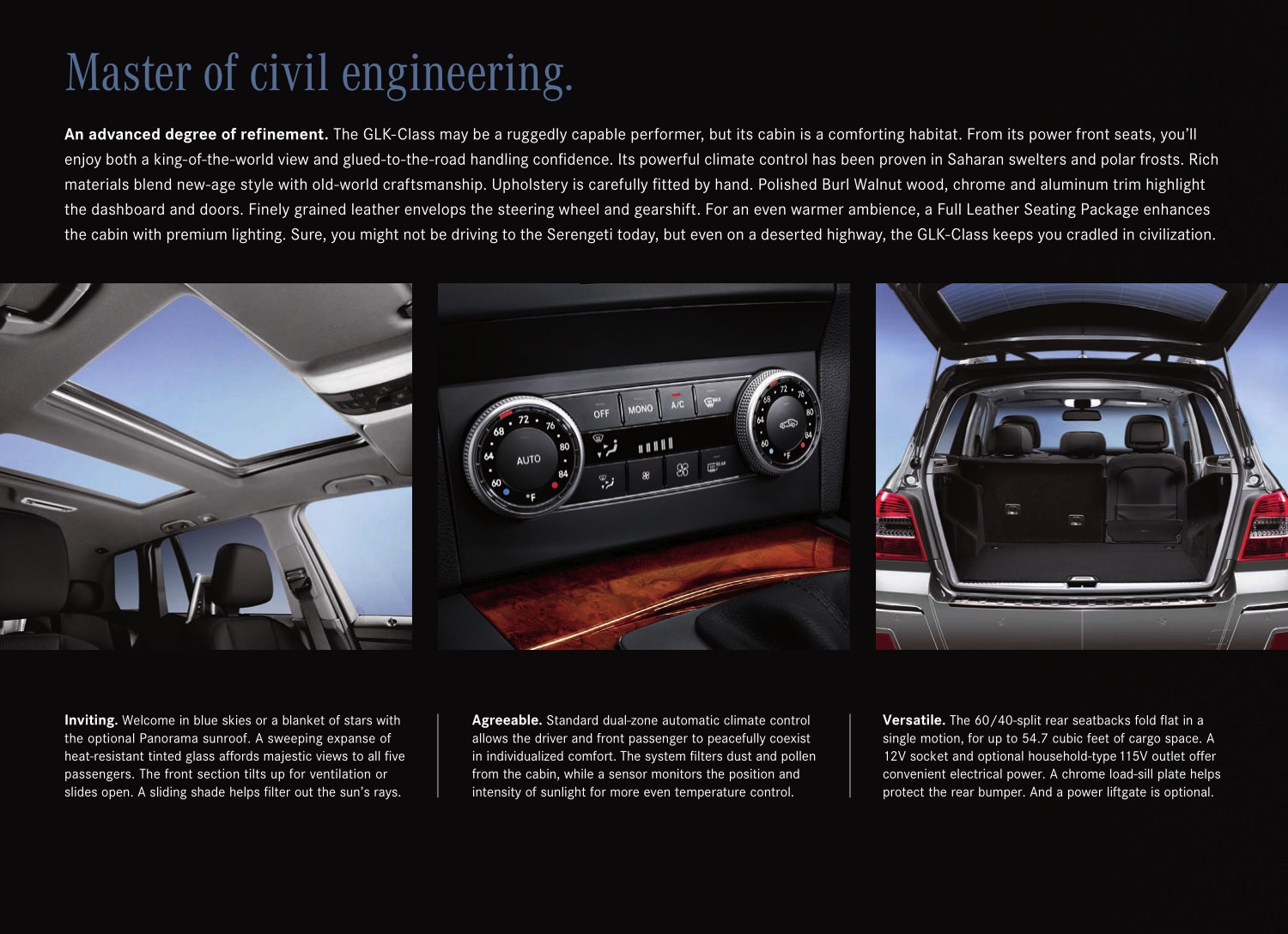 2011 Mercedes-Benz GLK-Class Brochure Page 1